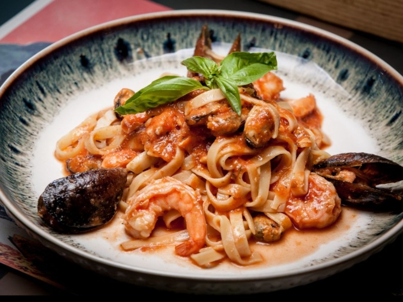 NEW Паста з морепродуктами / Pasta with seafood