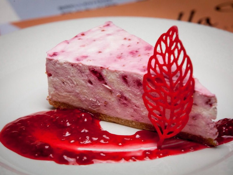 Чізкейк малиновий / Raspberry cheesecake